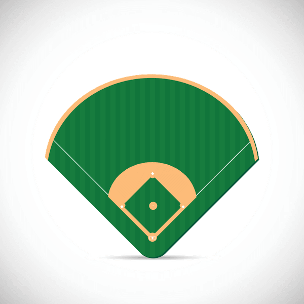 Field diagram, oriented to the stadium's real compass direction